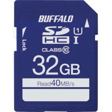 【RSDC-032GU1S】BUFFALO UHS-I Class1 SDHCカード 32GB