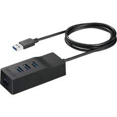 【BSH4A310U3BK】BUFFALO USB3.0 上挿し 4ポートセルフパワーハブ マグネット付き ブラック