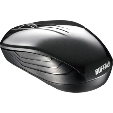 【BSMBW107BK】BUFFALO 無線 BlueLED 3ボタン スタンダードマウス ブラック