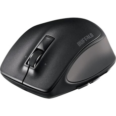 【BSMBB500LBK】BUFFALO Bluetooth BlueLED プレミアムフィットマウス Lサイズ ブラック