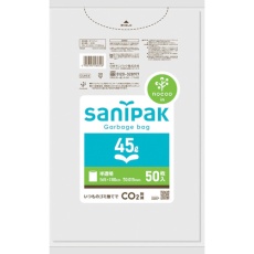 【CUH54】サニパック サニパックポリ袋NOCOO(ノクー)45L50枚 0.015mm