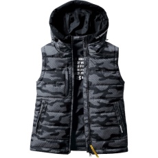 【5034-64-XXL】防寒フーディベスト アーバンブラック