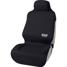 【43611008】BonForm カーシートカバー ファインテックス フロント (枕カバー付き) 1枚 ブラック
