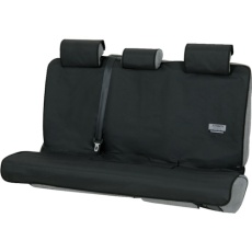 【43612808】BonForm カーシートカバー ファインテックス リヤ(枕カバー付き・シートベルト対応) 1枚 ブラック