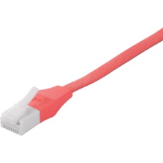 【BSLS6FU30PK2】BUFFALO ツメの折れないLANケーブル カテゴリー6 ストレート フラット 3m ピンク