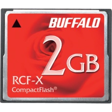 【RCF-X2G】BUFFALO コンパクトフラッシュ ハイコストパフォーマンスモデル 2GB