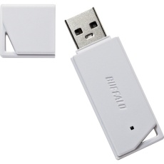 【RUF2-KR16GA-WH】BUFFALO USB2.0 どっちもUSBメモリー 16GB ホワイト