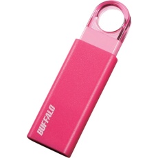 【RUF3-KS32GA-PK】BUFFALO オートリターン機構搭載 ノックスライド USB3.1(Gen1)/USB3.0対応 USBメモリー 32GB ピンク