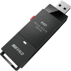 【SSD-PUT500U3-BKC】BUFFALO USB3.2(Gen1) ポータブルSSD 500GB スティック型