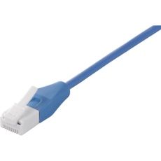 【BSLS6SU30BL2】BUFFALO Cat6 ツメの折れないLANケーブル スリム ストレート 3m ブルー