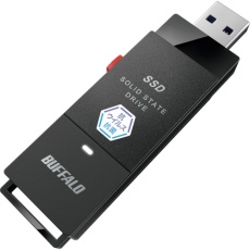 【SSD-PUTVB1.0U3-B】BUFFALO 抗ウイルス・抗菌ポータブルSSD USB3.2(Gen1) Type-A スティック型 1TB ブラック