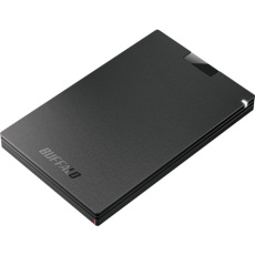 【SSD-PG1.0U3-BC】BUFFALO USB3.2(Gen1) ポータブルSSD Type-A 1.0TB ブラック