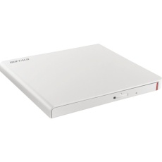 【DVSM-PLV8U2-WHB】BUFFALO USB2.0対応 ポータブルDVDドライブ 書込ソフト添付 ホワイト