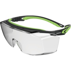 【SS2027XBOX】TRUSCO まとめ買い 一眼型オーバーセーフティグラス(JIS規格品・ひさし付きタイプ)200個