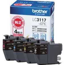 【LC3117-4PK】brother インクカートリッジ 4色パック