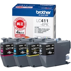 【LC411-4PK】brother インクカートリッジ 4色パック