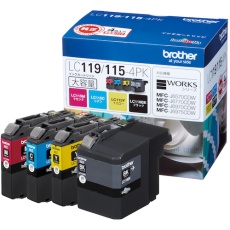 【LC119/115-4PK】brother インクカートリッジ 4色パック