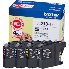 【LC213-4PK】brother インクカートリッジ 4色パック