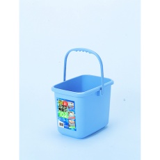 【5414】SANKO pla 50 角型バケツ ニュー タフバケツ 角型 10L SB シンプルブルー 311×240×250