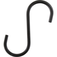 【KA-J22】WAKI S字フック 黒 80mm