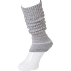 【533-992B-99-60】okamoto 靴下サプリまるでこたつレッグウォーマーフリー グレー