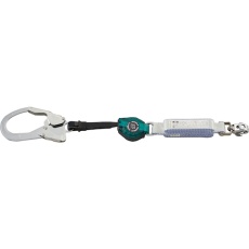 【HL-MR01-130】タイタン ハーネス用 ロック機構付き巻取式シングルランヤード RICORO-N HL-MR01 130kg仕様