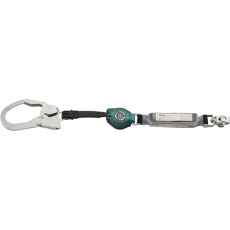 【HL-MR01】タイタン ハーネス用 ロック機構付き巻取式シングルランヤード RICORO-N