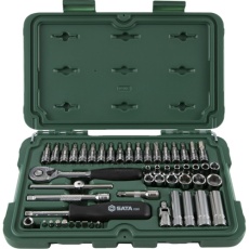 【9002】SATA 1/4”DRソケットレンチセット(6角タイプ)