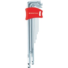 【212LDH-10】PBスイスツールズ ボール付ロング六角棒レンチセット(1.5、2、2.5、3、4、5、6、8、10)