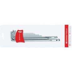 【212LDH-10CN】PBスイスツールズ ボール付ロング六角棒レンチセット9本組 コンパクトホルダー(ブリスターパック入り)