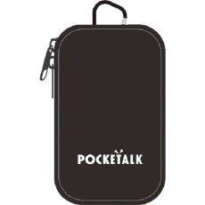 【282860】ソースネクスト POCKETALK (ポケトーク) S Plus 専用ポーチ(ブラック) PTSP-PBK