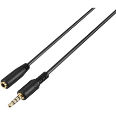 【BSHSXC100BKZ】BUFFALO PCヘッドセット延長ケーブル 4極 1.0m ブラック