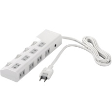 【BSTAPSD2815WH】BUFFALO 2ピン式電源タップ 8個口タイプ 雷サージ防止/個別スイッチ4個付 1.5m ホワイト