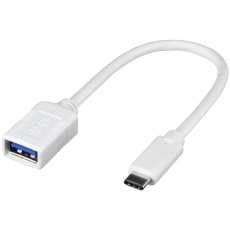 【BSUAMC311015WH】BUFFALO USB3.1 Gen1変換ケーブル(Aメス to C) 0.15m ホワイト