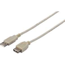 【BSUAA215IV】BUFFALO USB2.0延長ケーブル(A to A) 1.5m アイボリー