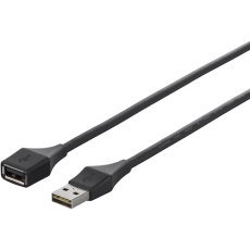 【BU2AAD05BK】BUFFALO どっちもUSB2.0 A to A 延長ケーブル 0.5m ブラック