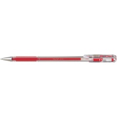 【EK105-GB】PENTEL 水性ゲルインキボールペン ハイブリッド グリップ 赤 EK105