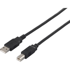 【BU2ABK05BK】BUFFALO USB2.0 A to B 環境対応ケーブル 0.5m ブラック
