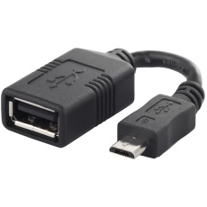 【BSMPC11C01BK】BUFFALO USB変換アダプター USB-microB:USB-Aメス ブラック