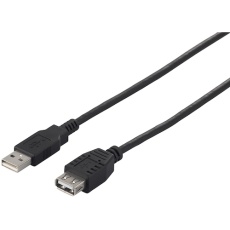【BU2AA50BK】BUFFALO USB2.0 A to A 延長ケーブル 5.0m ブラック