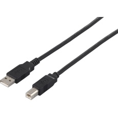 【BSUAB210BK】BUFFALO USB2.0ケーブル(A to B) 1m ブラック