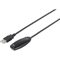 【BSUAAR250BK】BUFFALO USB2.0リピーターケーブル(A to A) 5m ブラック