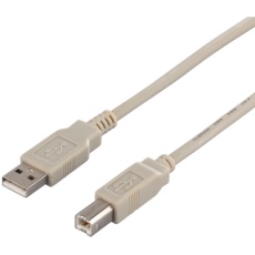 【BSUAB210IV】BUFFALO USB2.0ケーブル(A to B) 1m アイボリー