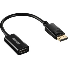 【BDPHDBK】BUFFALO DisplayPort-HDMI変換アダプタ ブラック