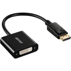 【BDPDVBK】BUFFALO DisplayPort-DVI変換アダプタ ブラック
