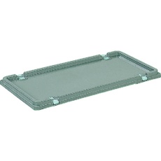 【SK-TPO360-F-GLL】サンコー TP規格折りたたみコンテナー用フタ 702427 TPO-360フタ(ロック付)ライトグレー
