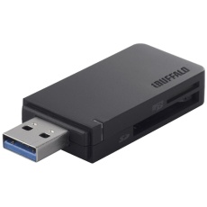 【BSCR26TU3BK】BUFFALO 高速カードリーダー/ライター USB3.0&ターボPC EX対応モデル ブラック