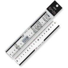 【G-318】共栄プラスチック グランデ直線定規 18cm