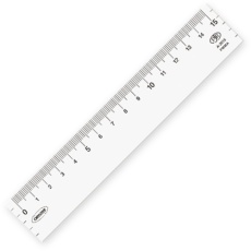 【A-2015】共栄プラスチック メタクリル直線定規 15cm