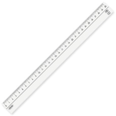【A-2030】共栄プラスチック メタクリル直線定規 30cm